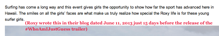 Roxy blog June 11